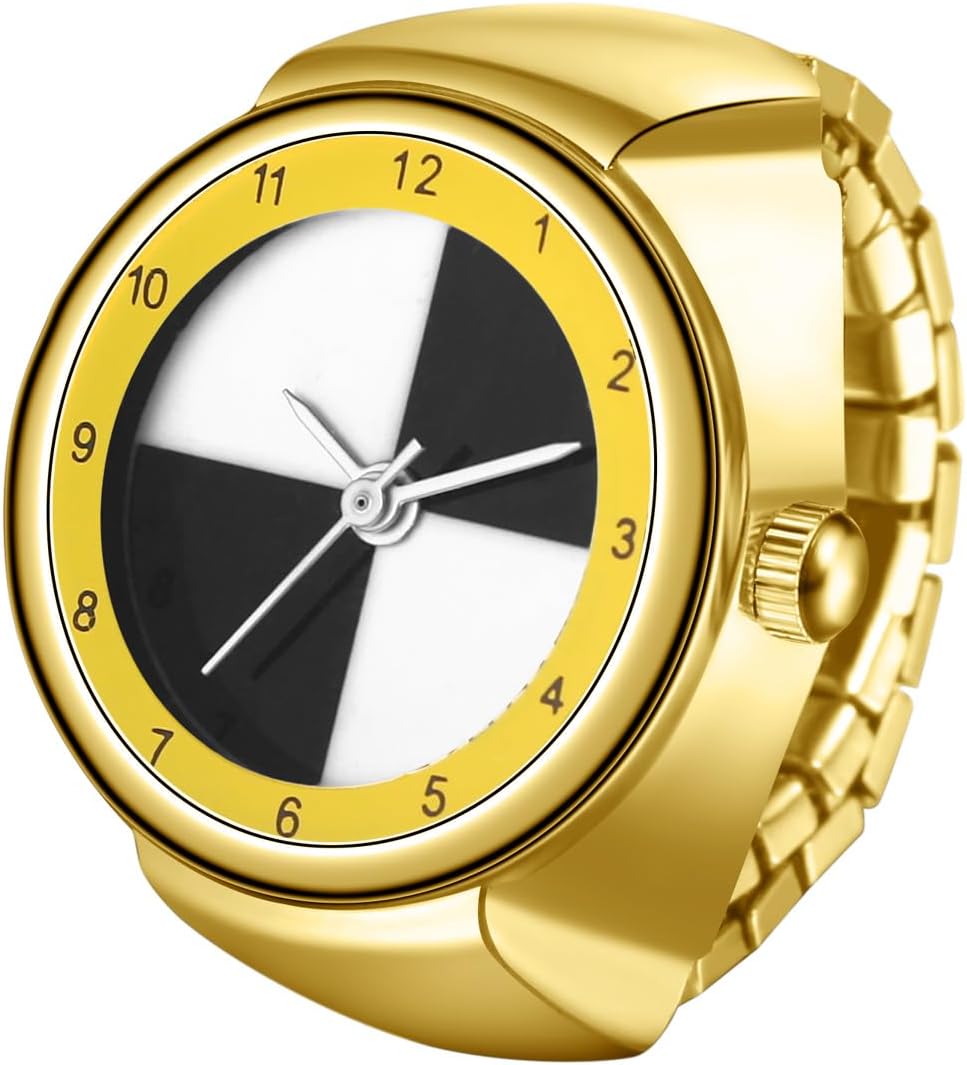 Ring Watch, Ring Watch, Ring Watch, Simple, One Size Fits Most, Stainless Steel, Ring, Analog, Stylish, Quartz Watch, Fashion Accessories, Birthday Gift, Christmas Gift, Valentine's Day Gift, gold