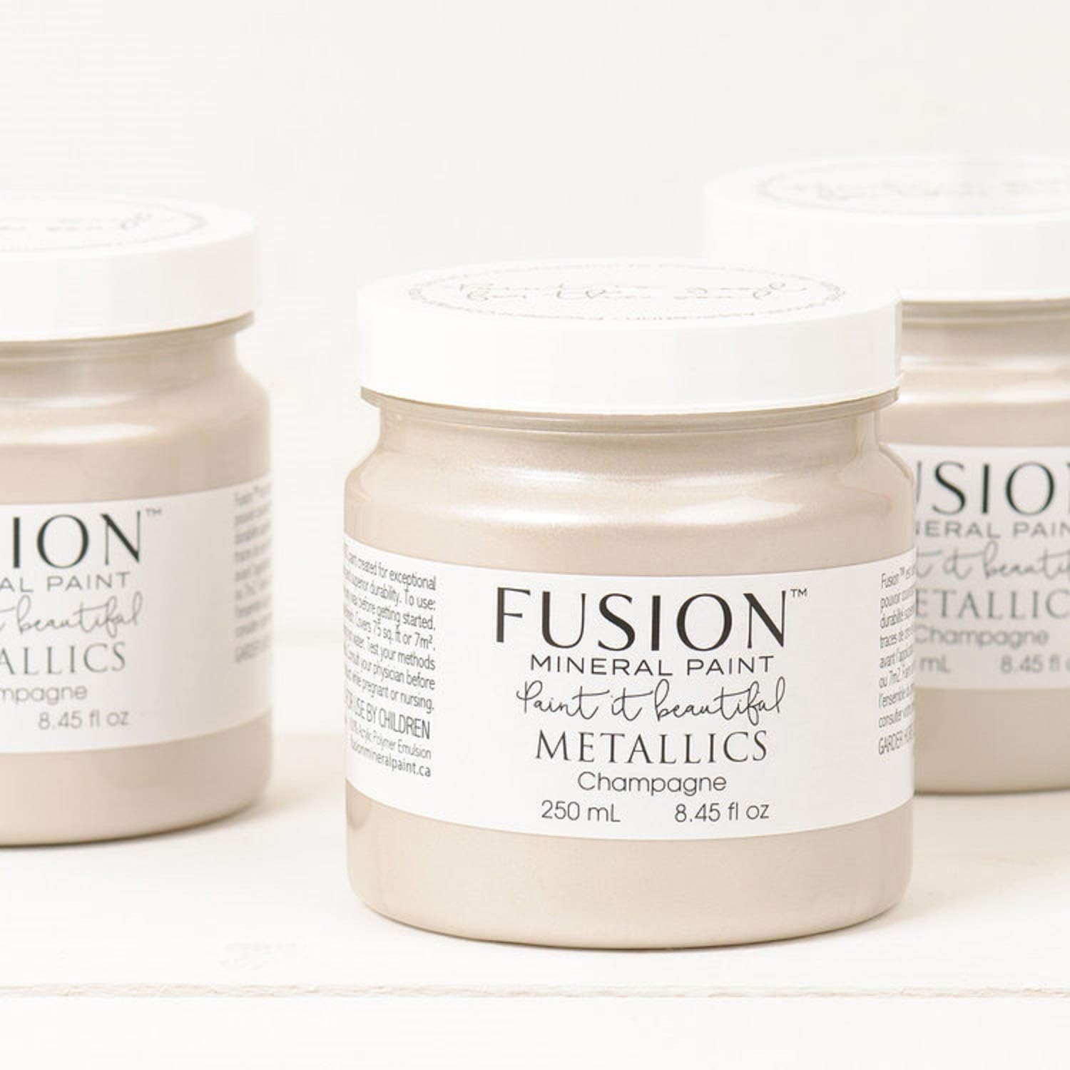 Fusion Mineral Paint Metallics (250 ml, Champagne)