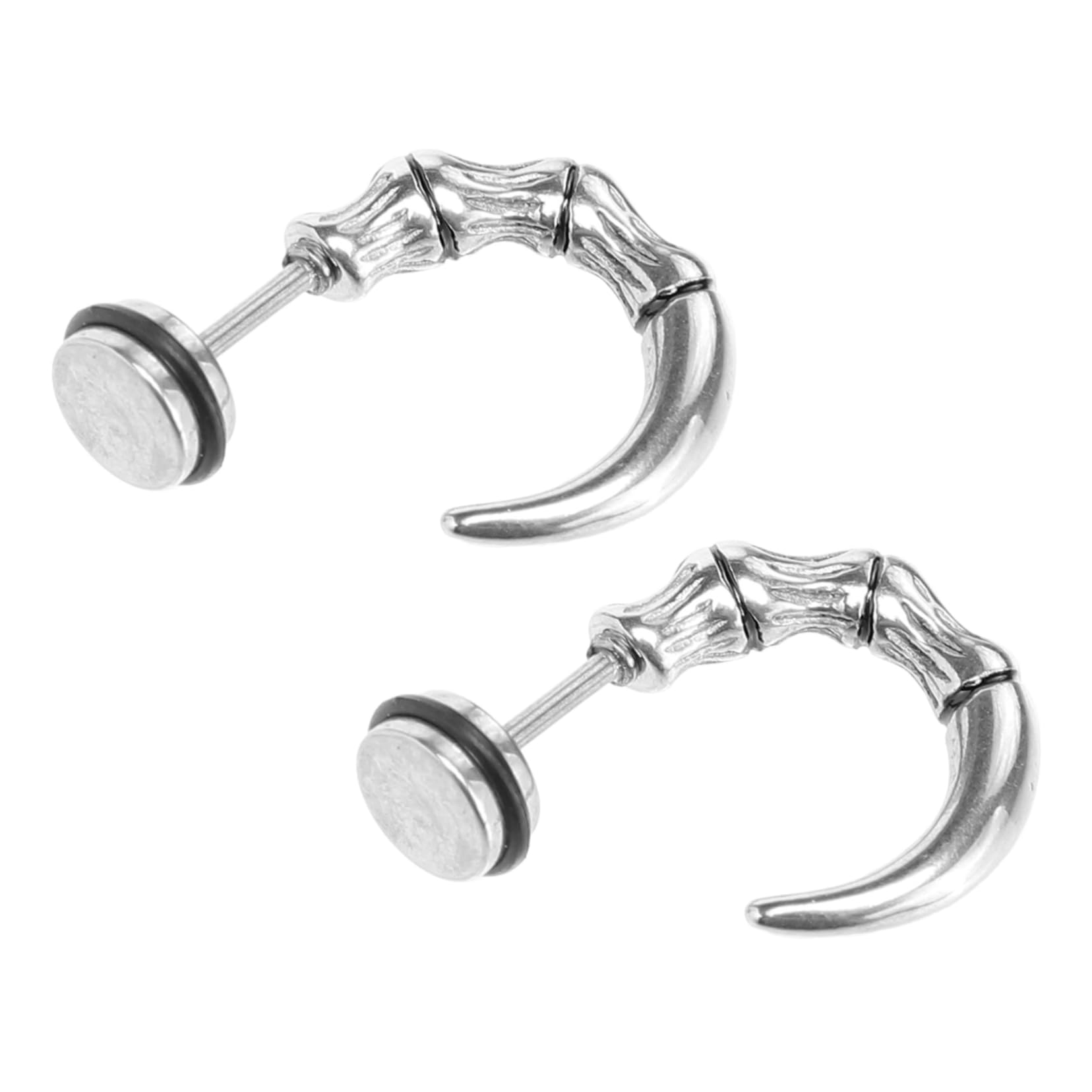 Eagle Stud Earrings 1 Pair Earrings Mens Earings Studs Earrings for Men Girls' Jewelry Ball Earrings Stud Halloween Party Favor Ear Studs Stainless Steel Silver Punk Ear Studs