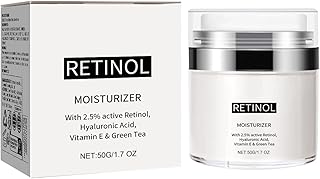 Crema facial hidratante de retinol con 2.5% d...