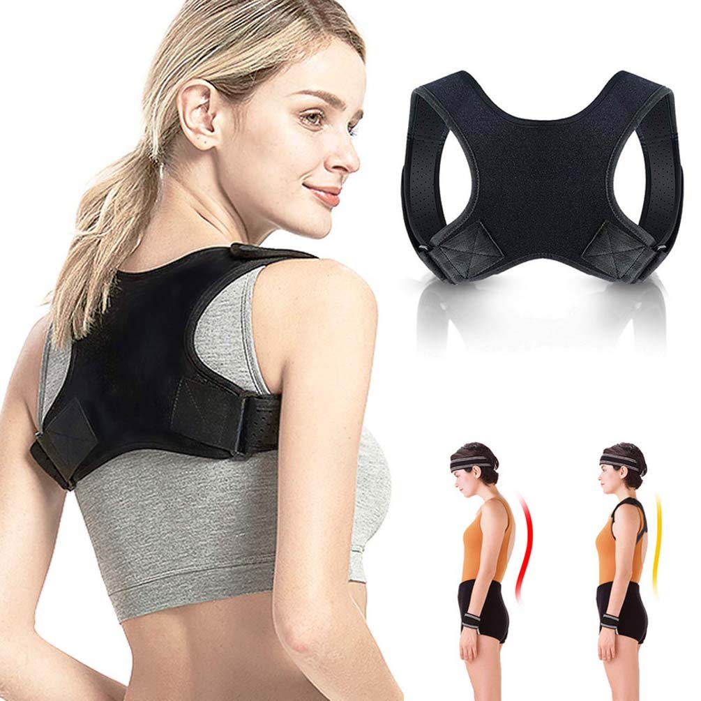 Bene Correttore Postura Schiena Spalle per Uomo e Donna, Fascia Posturale Spalle e Schiena, a Fascia Traspirante Regolabile Posturale Correzione Unisex, L