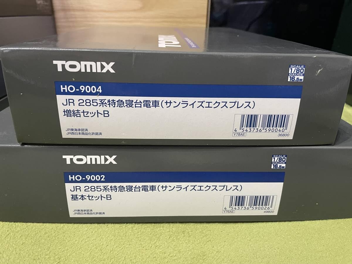 トミックスHO-9004 JR285系特急（サンライズエクスプレス）増結セットB JR 285系特急寝台電車(サンライズエクスプレス)増結セットB