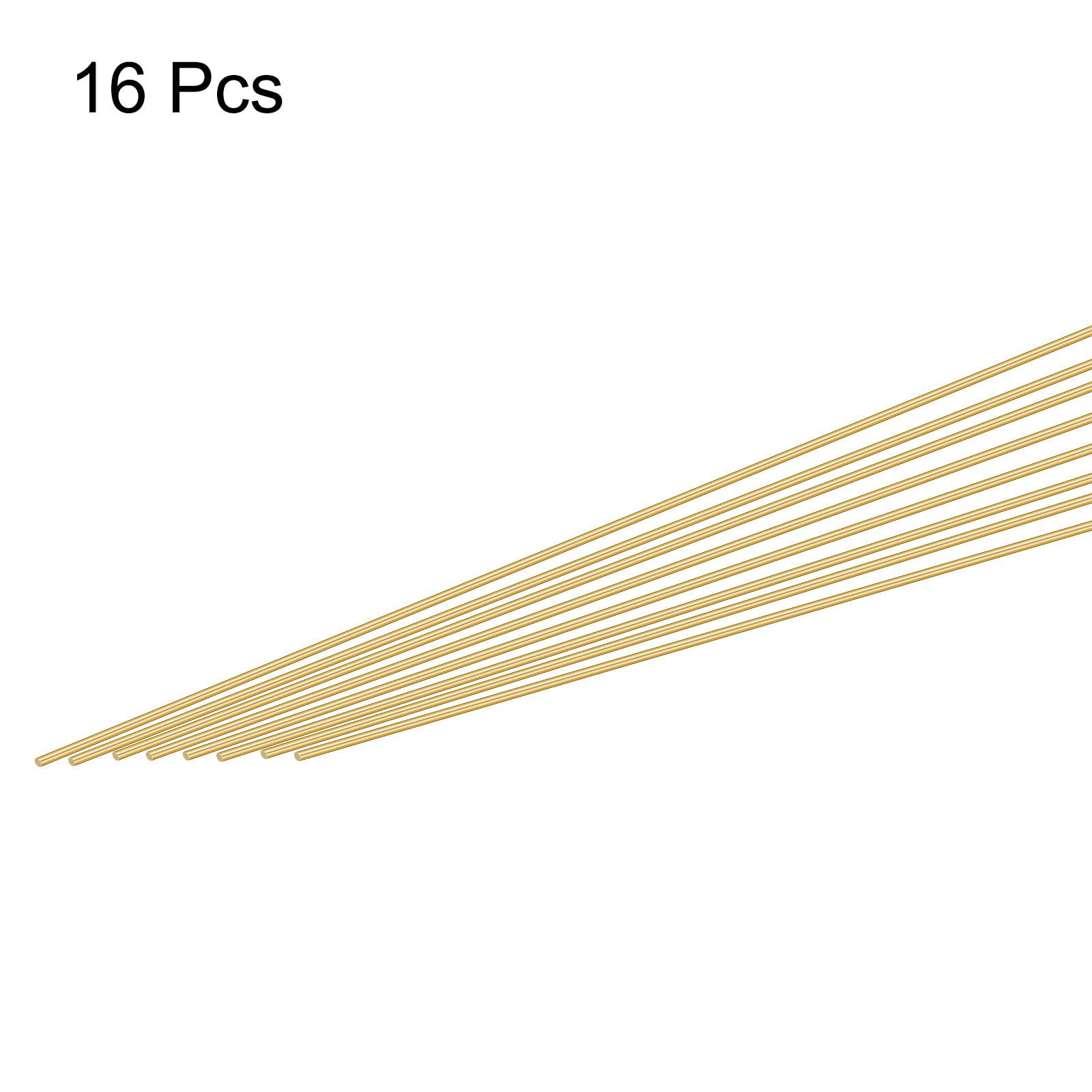 Asta Ottone Massiccio 8mm X 300mm - Per Fai Da Te, Modellismo, Decorazione (1 Pezzo) - Foto 3