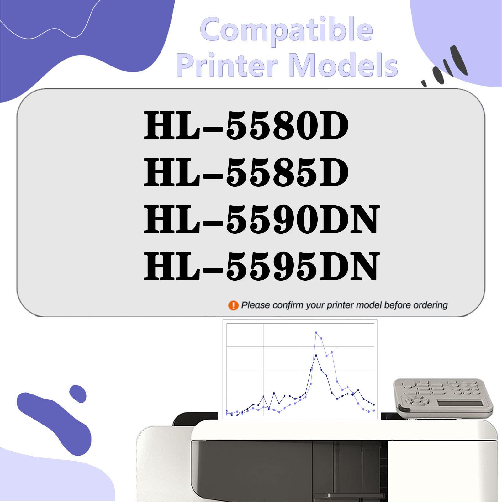 SUTOCP Compatible DR-3450 DR3450 Imaging Drum Kit Use for Brother HL-5580D HL-5585D HL-5590DN HL-5595DN Printers,High Print 30,000 Pages 1 Pack