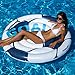 Swimline Inflatable Soccer Ball Ride-On Pool Float Blue/White, 60