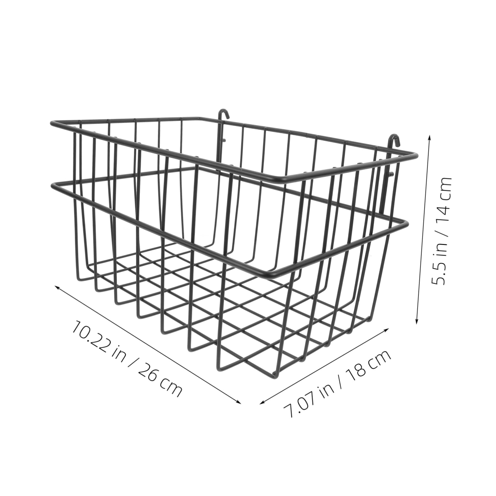 MUCKLILY Pegboard Wall Organizer Iron Baskets Easy Install Storage for Kitchen Office