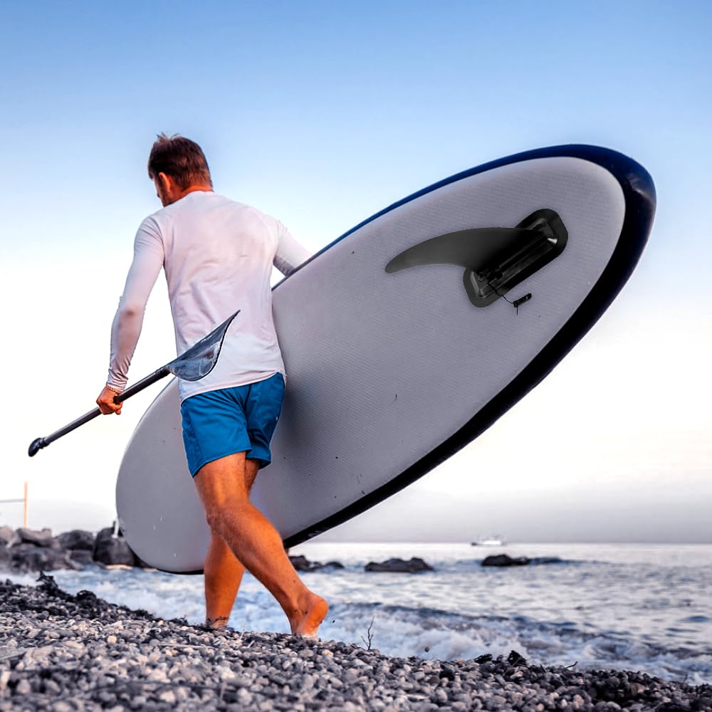 Aileron De Surf Détachable 9″ – Nylon Renforcé, Anti-corrosion, à Broche Rapide – Pour Paddle Board, Longboard, Kayak, Compatible Boîte à Dérive Standard