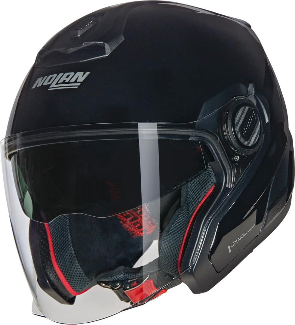 Nolan N40-5 06 Classico 301 Camli Yarim Kask Parlak Siyah Xl