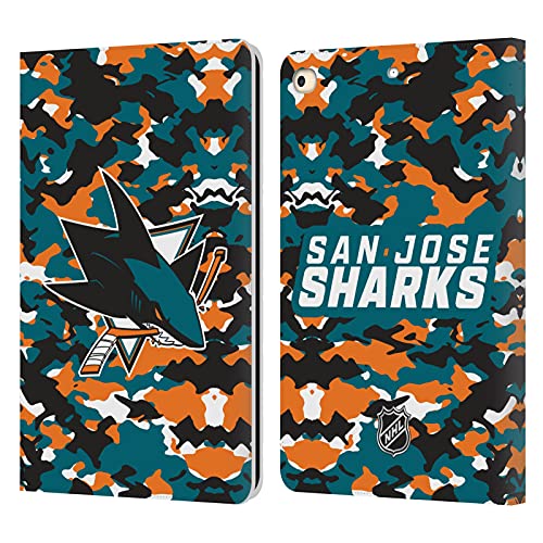 Étui portefeuille San Jose Sharks NHL pour iPad 9.7 2017 2018 housse cuir