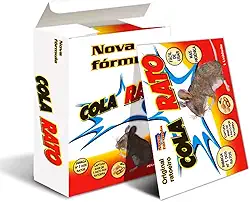 Cola Rato Tapete Adesiva Com 6 Unidades Pega Pragas