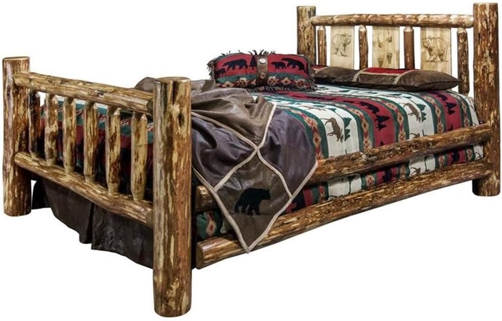 Montana Woodworks Glacier Country Collection California King Bed Brown