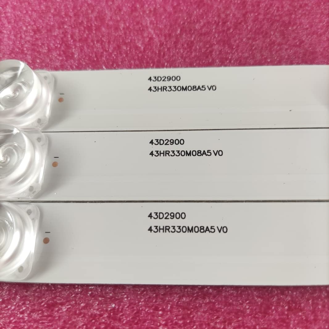 3 Barrettes LEDs Pour TV Thomson 43UC6306/6316/6326 - Rétroéclairage Neuf