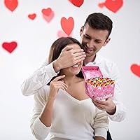 Vista 6 de Fruidles Paleta de corazón multicolor con diseño de corazón, rellenos de bolsas de fiesta, envueltas individualmente (paquete de 24)