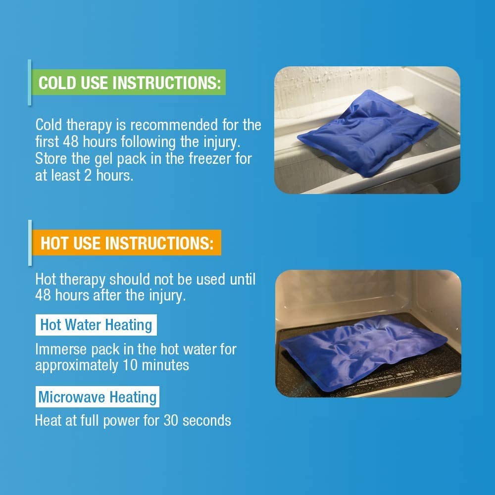 Buy ARRIS Ice Pack for Knee Injuries, Reusable Hot Cold Therapy Knee Wrap Ice Knee Brace for