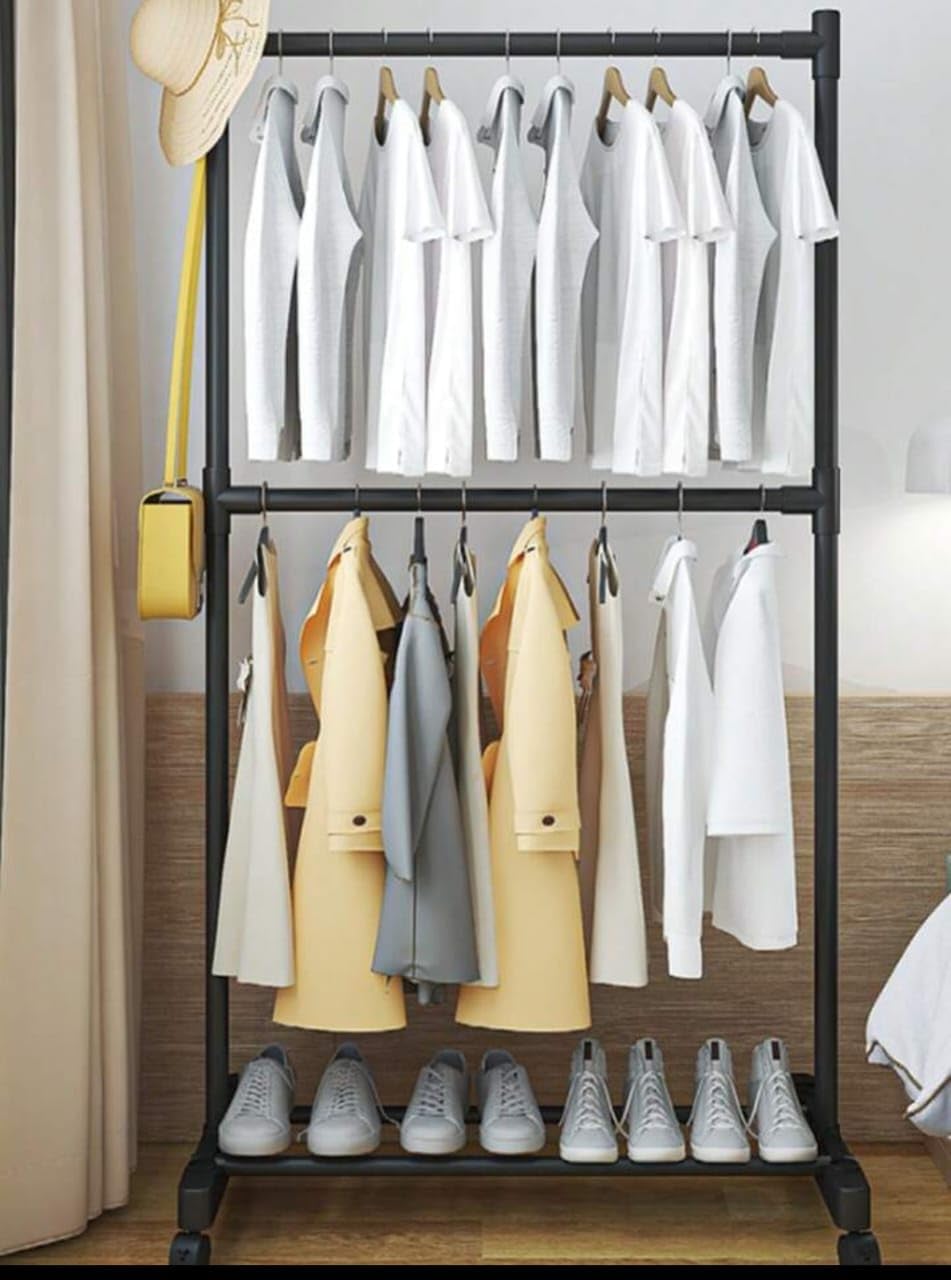 Arara De Roupas Multiuso Portátil Com Rodinhas Organização | Amazon.com.br