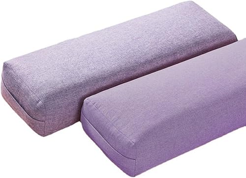 Miniatura 3 de Generic Cojín de apoyo prémium para yoga para mayor comodidad, almohada de meditación rectangular larga con asa de transporte