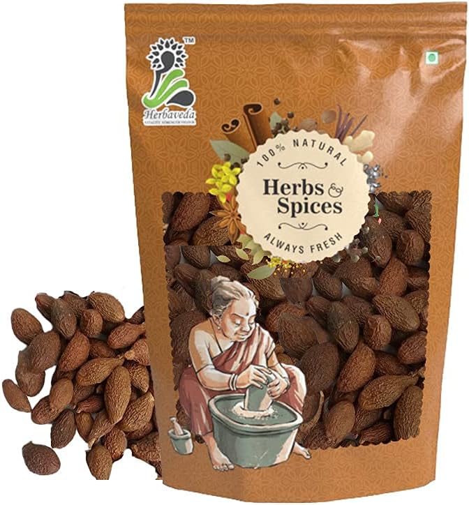 Metrol Herbaveda- Niranjan Phal - Sterculia Lychnophora - Malva Nuts (100 Grams)