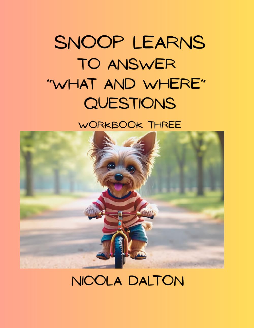 Snoop Learns to Answer "What and Where Questions" ("Speak and Learn with Snoop the Puppy")