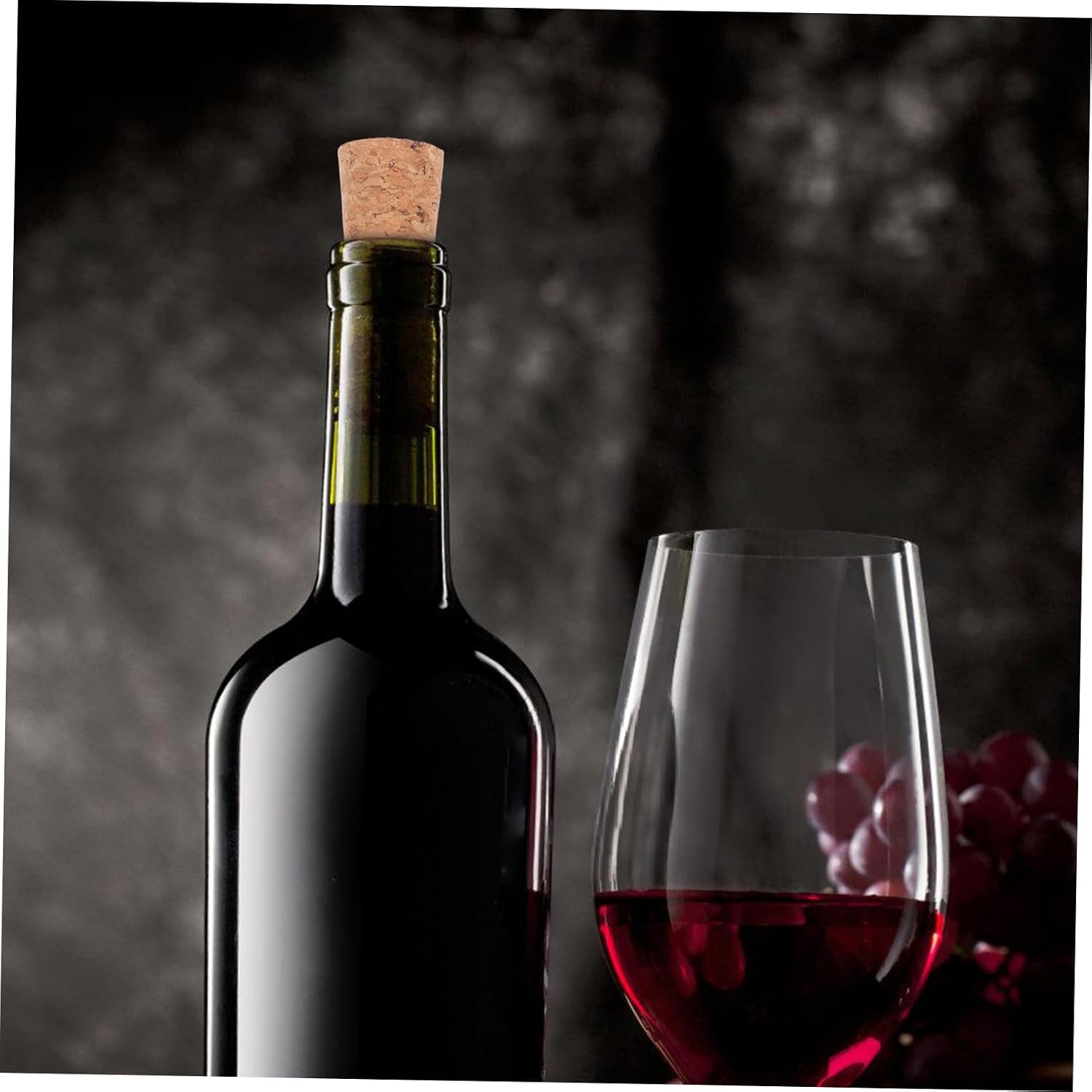 SOLUSTRE 100pcs Diy Wine Bottle Corks Cork Stoppers Glass Bottle Plugs Leakproof Home Bar Decor Bulk Pack