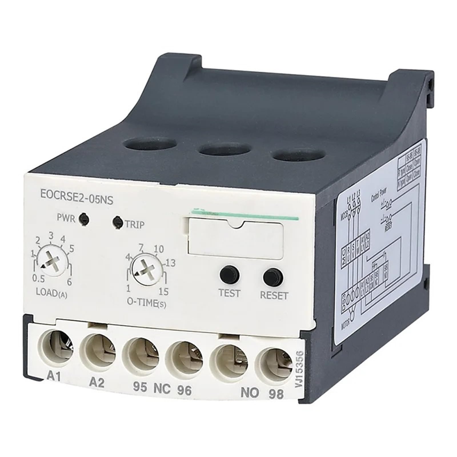 Relè elettronico di sovraccarico sottile EOCR-SE2 (Un: 24-260 V CA/CC) 1 pz.(0.5-6A)