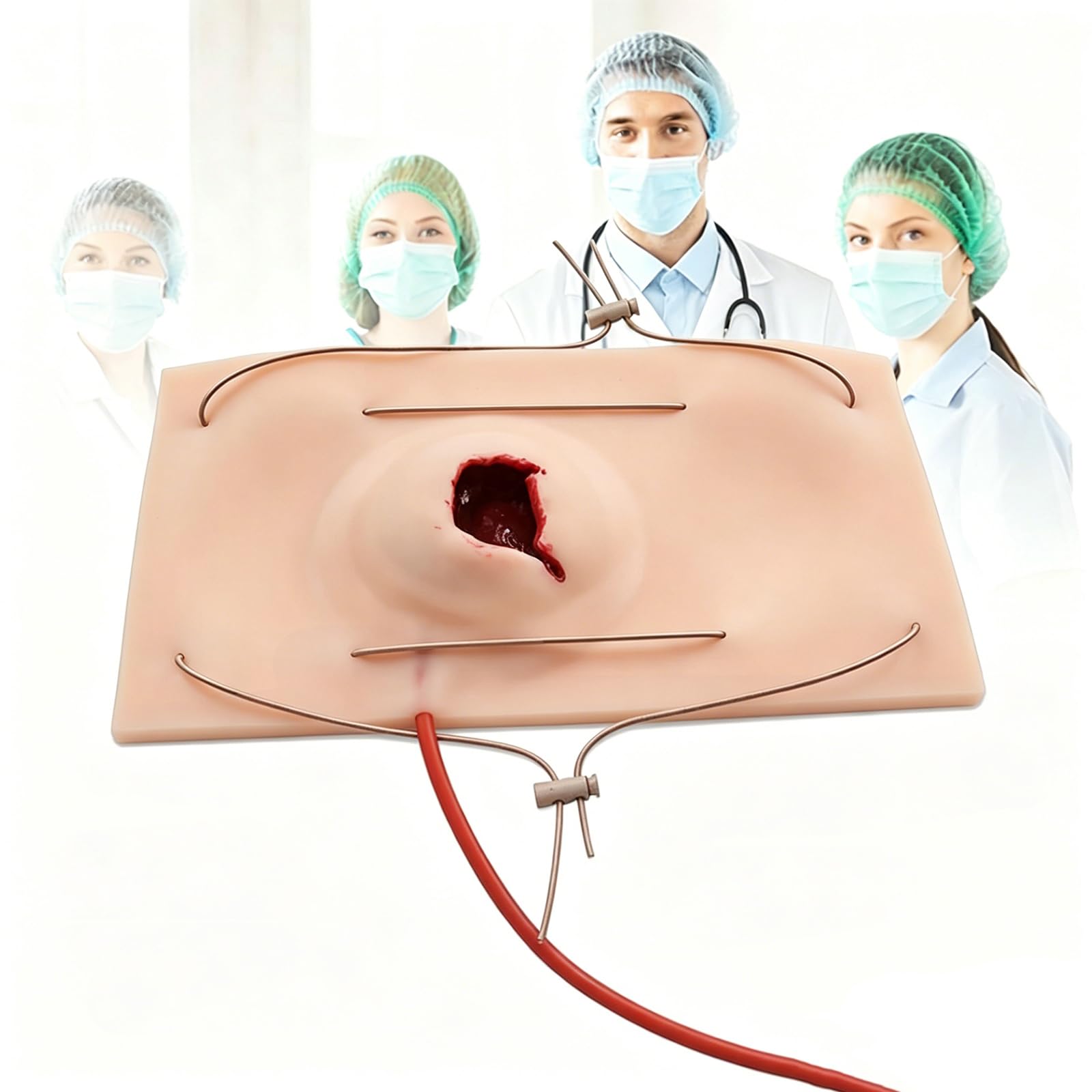 oiakus Wound Packing Trainer Kit, Stop The Bleed Training Kit, Hemostasis Control Trainer, Simulated Thigh and Arm Trauma Bleeding Scene for First Aid Practice