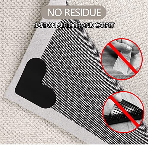 Loudashuaiqi Rug Gripper Non Slip Rug Pads Rug Tape Carpet Tape Rug Tape Hardwood Floor Rug Gripper For Hardwood Floors Black #TOP5