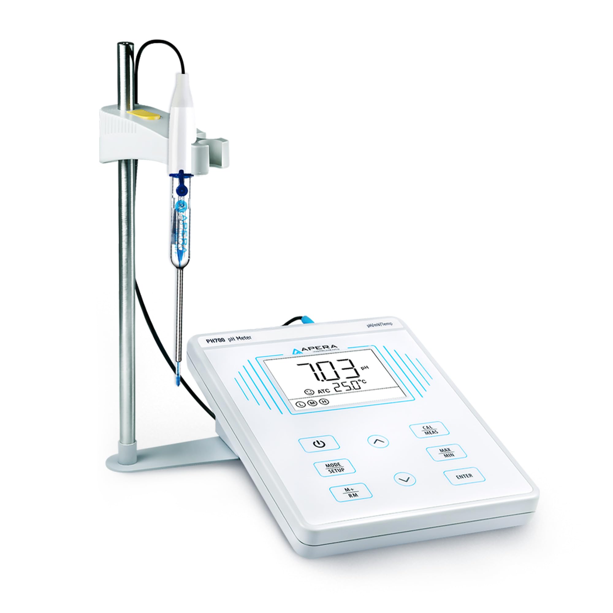 Apera InstrumentsPH700-MS Benchtop Lab pH Meter for Micro-Volume (>15 Micro liters) Water Solution Samples and/or Biological SamplesCarbonfree Certified