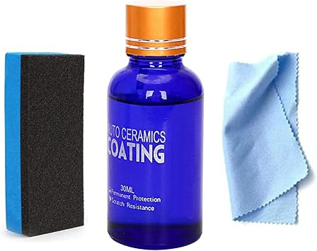 9h Automotive Nano Crystal Coating, 9H Hardness, Ceramic Coating Agent, 9H, Automotive Ceramic Nano Crystal, Super Hydrophobic Glass for Automobiles, Graphene Crystallization, Protects Your Car from