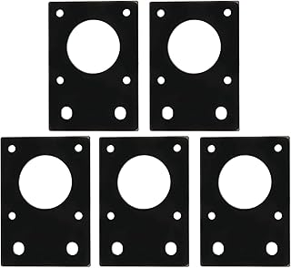 Placa de montagem da placa do motor, suporte fixo da impressora 3D dur¨¢vel f¨¢cil de instalar com placa de montagem do motor 5Pcs para impressora 3D para motor de passo da s¨¦rie NEMA 17 42