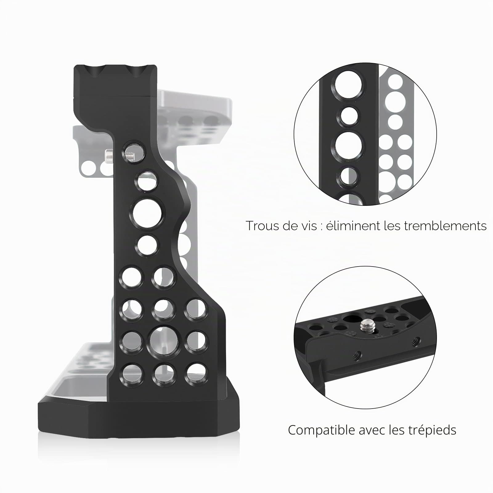 Sony A7II A9 A7III A7M3 A7RIII A73 A7R3 Cage Caméra Rig Chaussure Froide