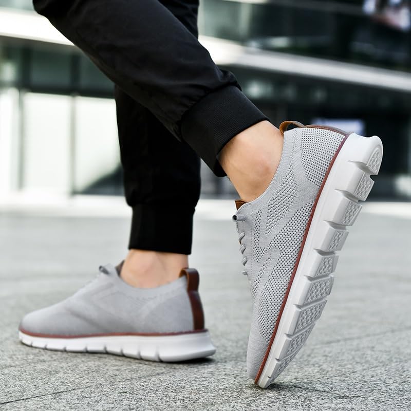 Comfofeet Ultra Comfortable Orthopedic Shoes, 2025 New Breeze Shoes for Men, Breathable Mesh Casual Oxfords Dress Lightweight Soft Walking Slip on Urban Wearbreeze Sneakers4