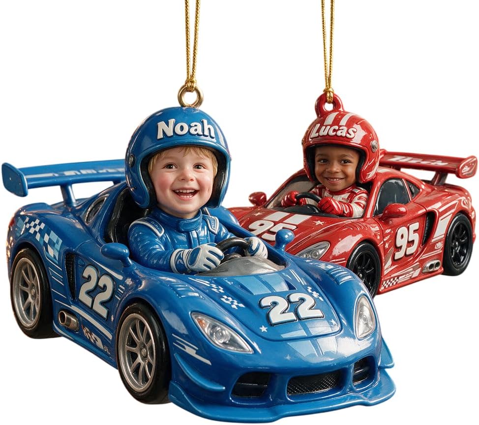 Custom Any Photo Kid Car Toys - Personalized Kid Premium 3D Ornament