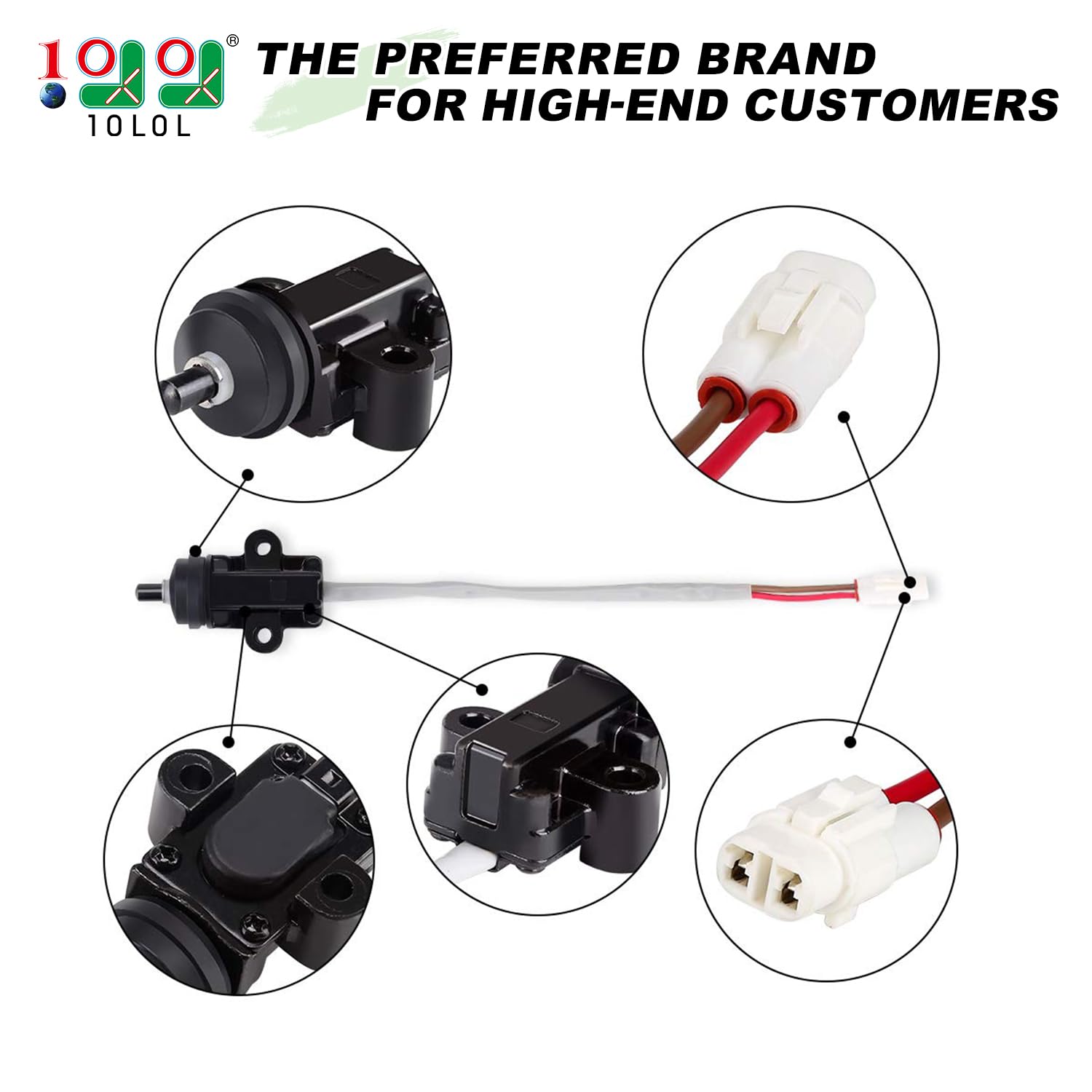 10L0L Accelerator Micro Stop Switch for Yamaha G14 G16 G19 G20 G21 G22 G29/Drive Gas & Electric Golf Cart, Replace OEM JF7-82817-20