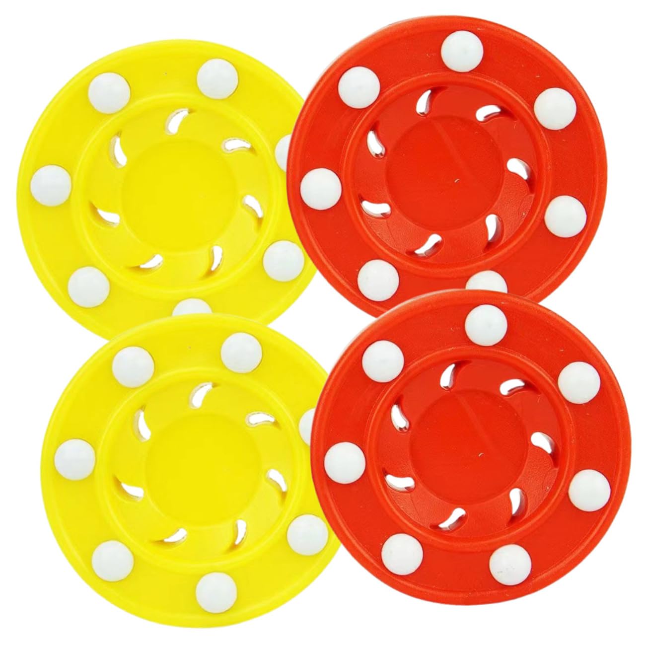 GOOHOCHY Plastic Hockey Puck Ice Hockey Puck for Sports Low Friction for Training