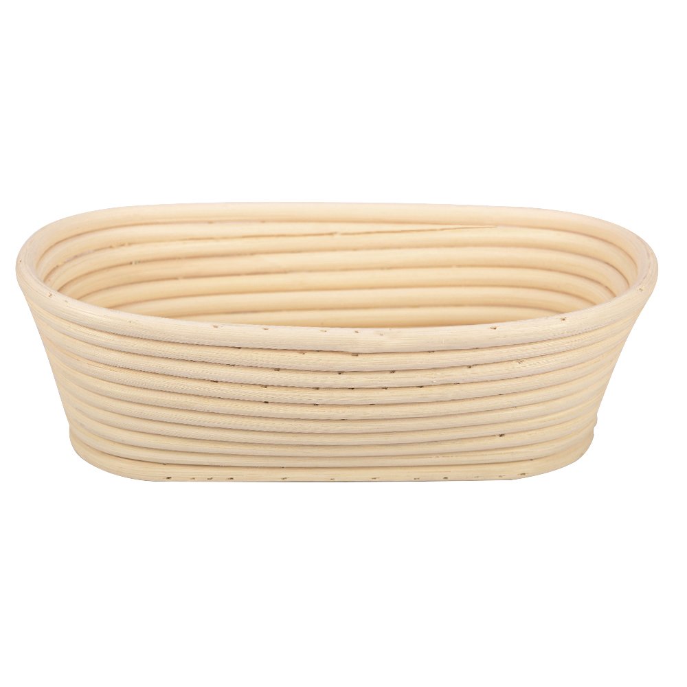 Proofing Basket Set by Haneye, 10" Oval Banneton Basket with Liner, Bread Dough Rising Basket for Professional Home Bakers, Proving Basket, Bread Brotform Basket