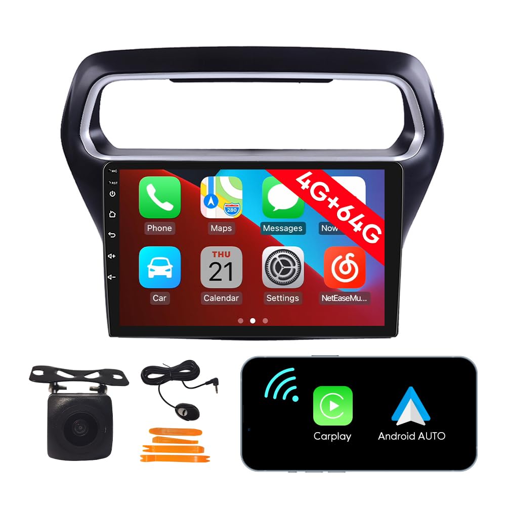 [4G 64G] Android Car Stereo FM Radio Carplay Android Auto 9