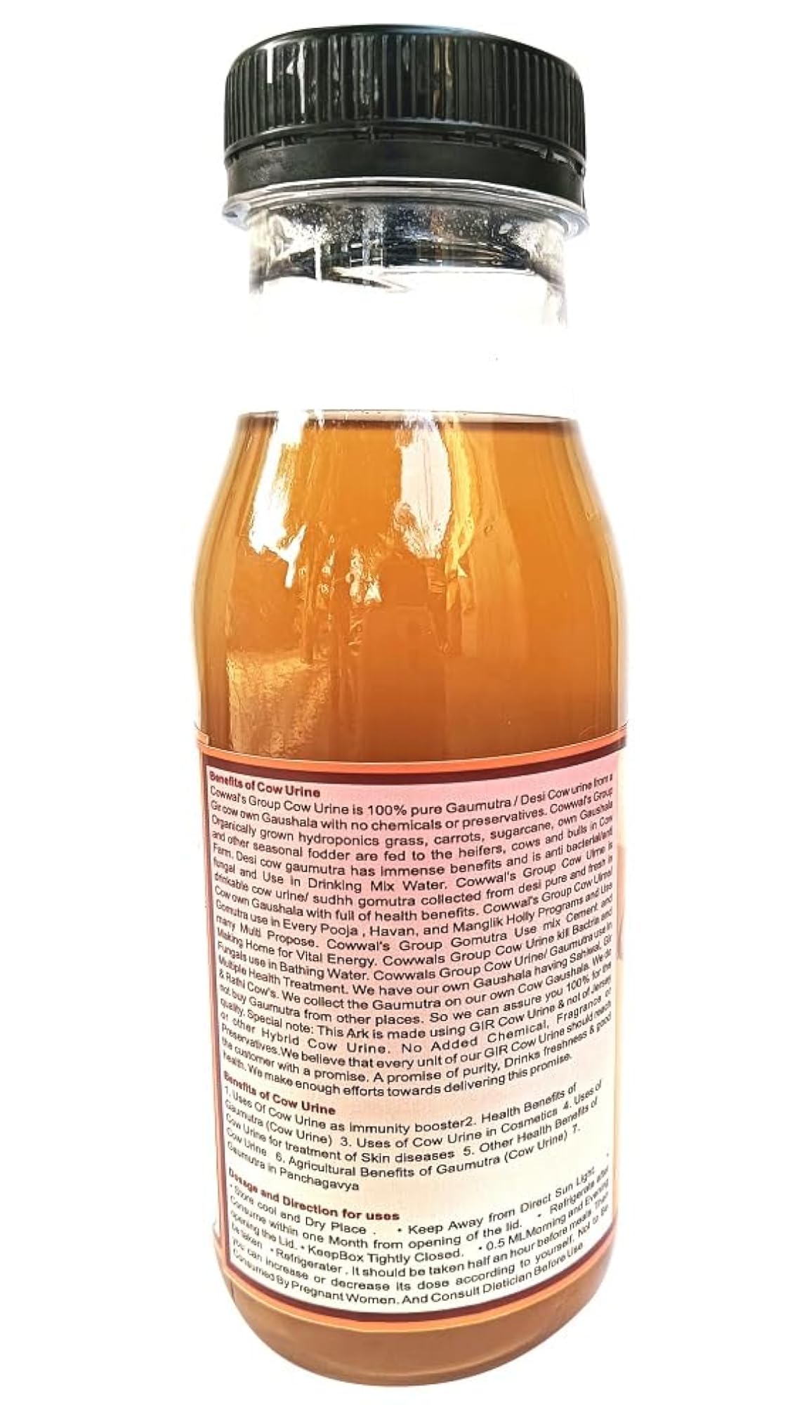 Cow Urine Gomutra Pack of 3, 750 ML