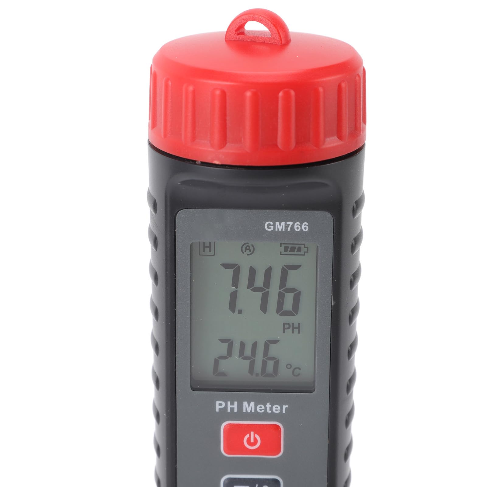 Flosa de Fondo de PH Portátil LCD LCD Solución de Calidad de Agua Acidez Tester de Alcalinidad para Tank de Pescado de Acuario GM766