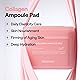 MEDIHEAL Collagen Ampoule Pad – Square Cotton Facial Toner Pads Collagen & Ceramide - Skin Firming & Restore Elasticity - Tighten Wrinkles & Lines - Vegan Eco Silk Wipes, 100 Pads Product Image 2