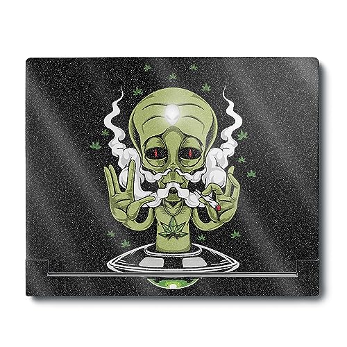 Image of MightySkins Glossy Glitter Skin Compatible with Alienware X16 R1 (2023) Full Wrap Kit - Come in Peace | Protective, Durable High-Gloss Glitter Finish | Easy to Apply & Change Styles | Made in The USA