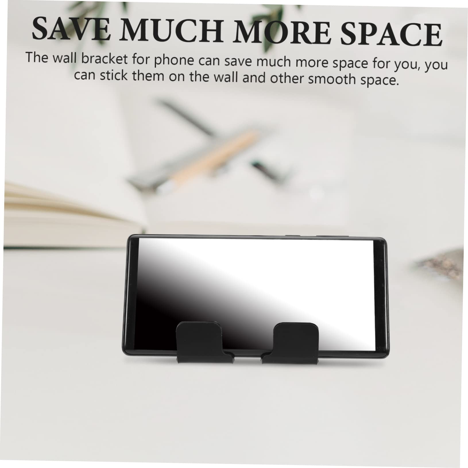 Gatuida 5 Uds Soporte De Pared para Teléfono Móvil Soporte De Espejo para Teléfono Soporte De Carga De Teléfono Adhesivo Soporte De Carga para Montaje En Pared Soporte De Pared para