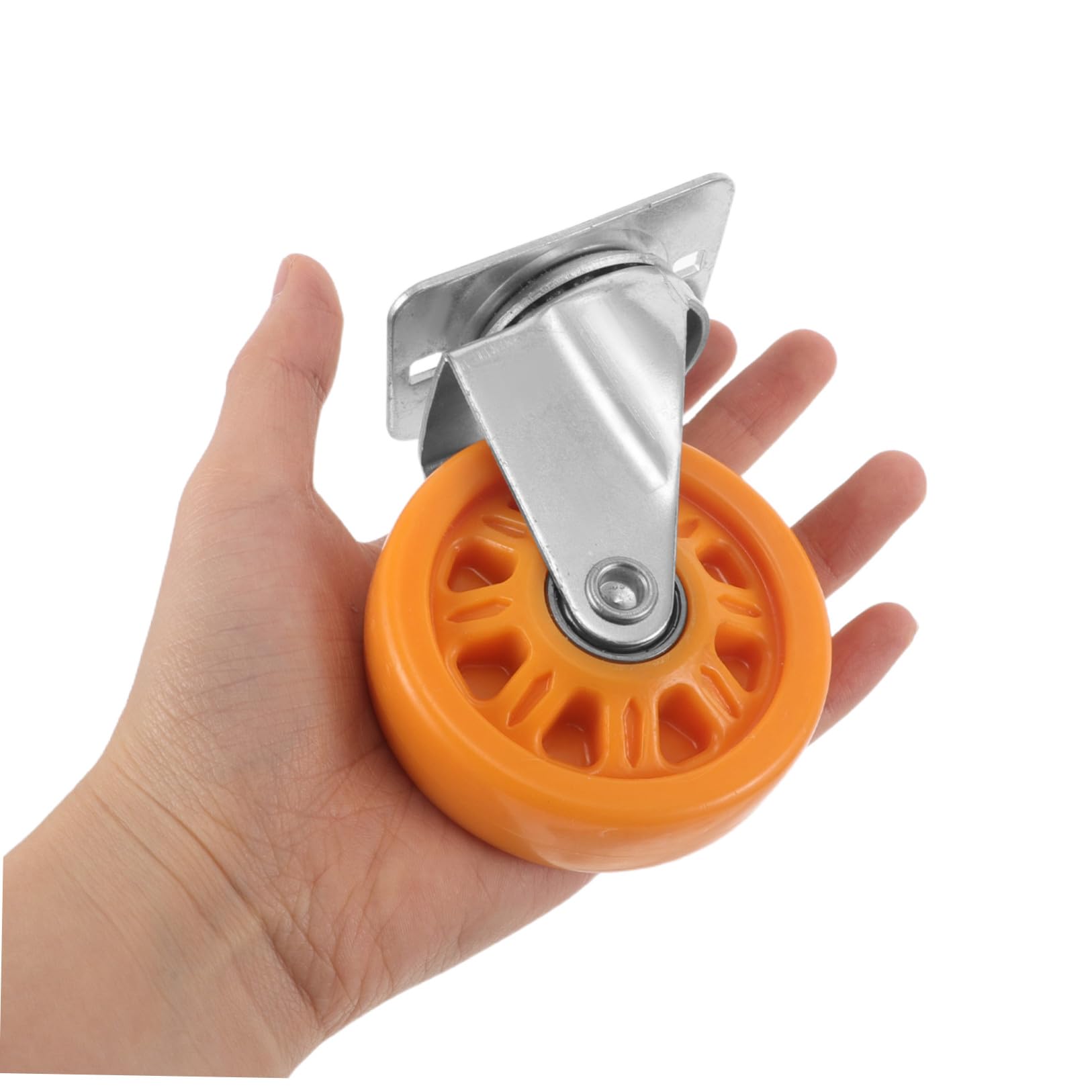 Ruota Girevole in Nylon da 7,6 Cm per Carrello da Officina, Rotella Silenziosa Resistente per Sgabello Meccanico per Raccolta Olio, Accessorio Versatile per Riparazioni Auto