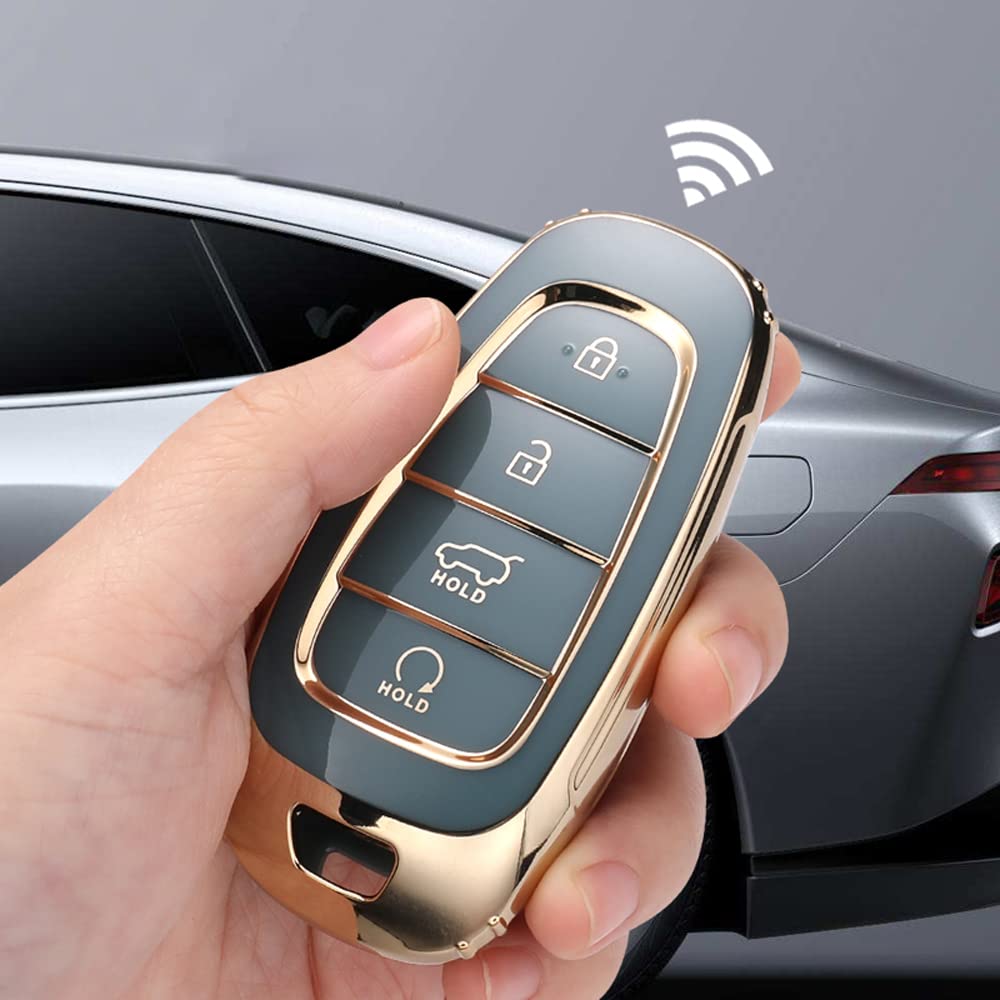 3 Piezas Carcasa Para Llave De Coche De Goma Compatible Con