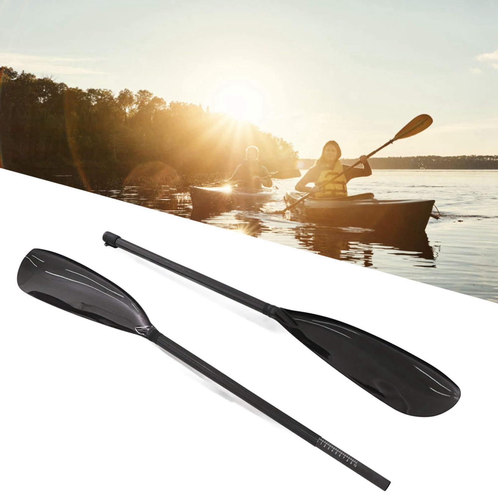 Doppelend verstellbarer Winkel aus Kohlefaser, Standup-Paddel zum Surfen, Kajak, Schlauchboot