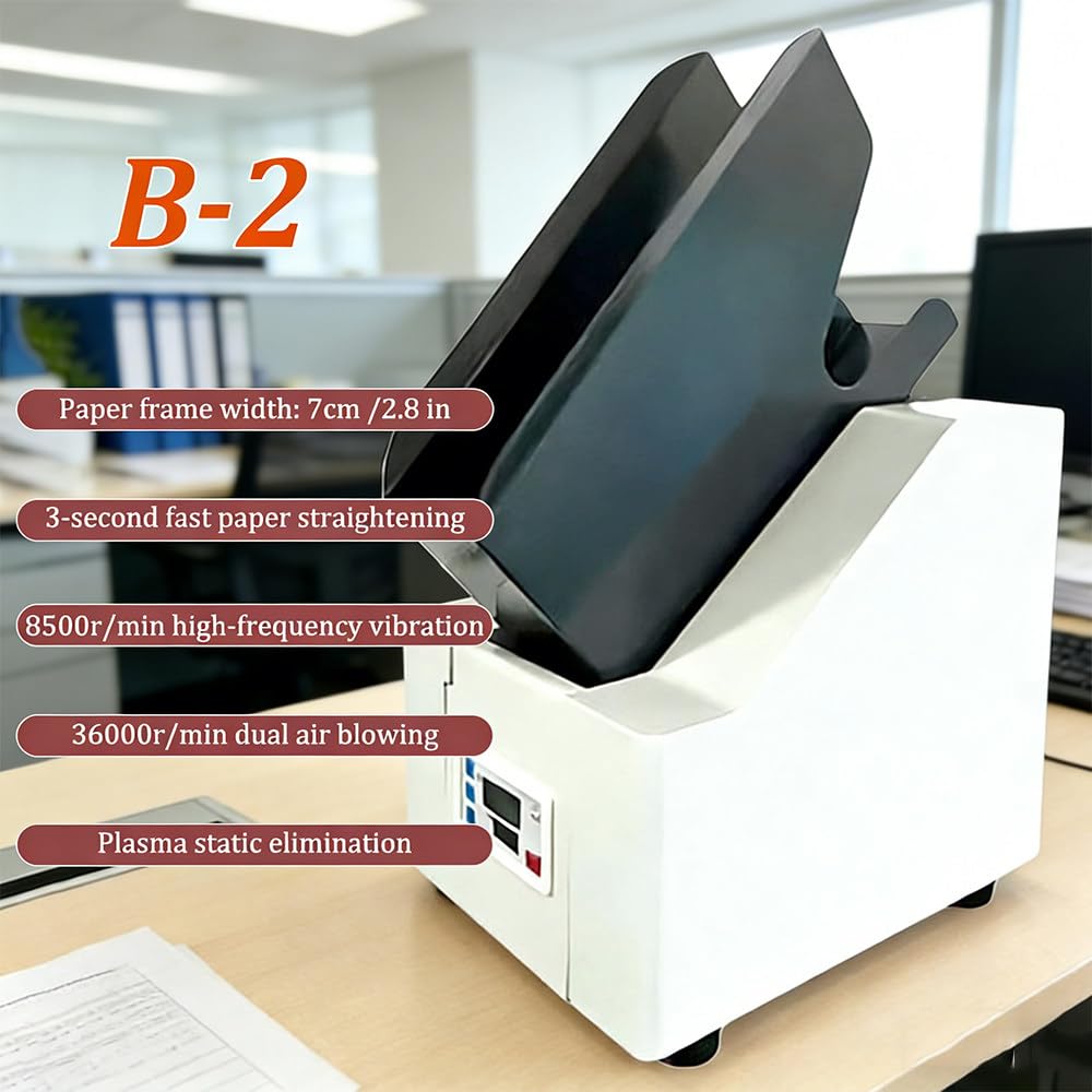 Raccoglitore automatico di carta e jogger con grande capacità, allineamento rapido per ufficio e scuola