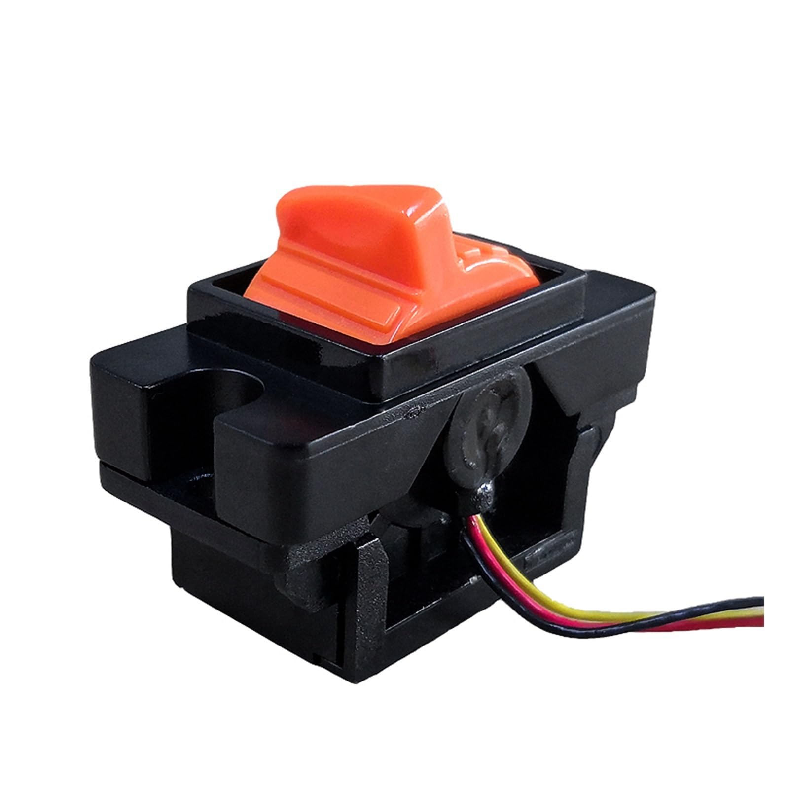 JVDDI SMC102 Single-axis Push Oran, Rod Hall Rocker Industrial Handle Engineering Remote Control Joystick(0.3-4.7V,A,R0 spring self-reset)