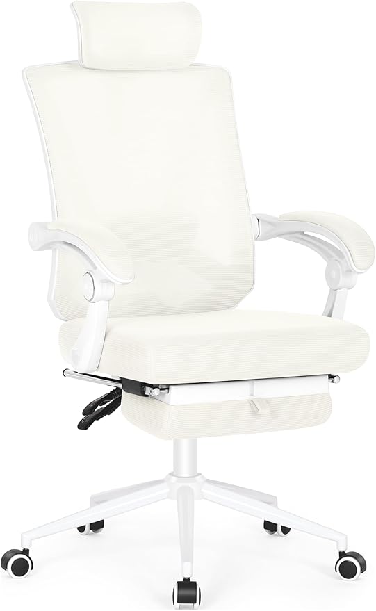 Misolant Ergonomic Office Chair with Footrest, Desk Chair with