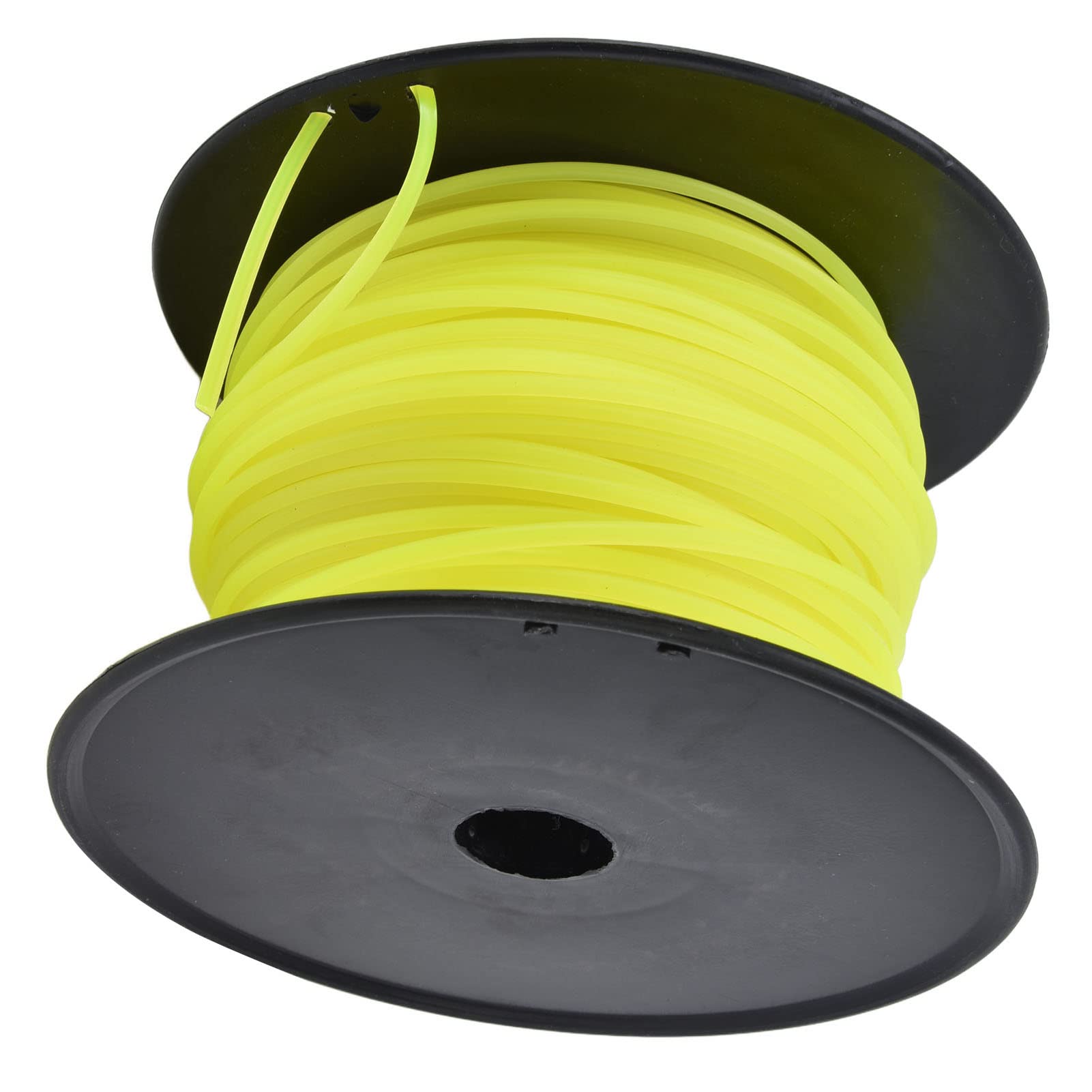 Cocoarm per Decespugliatore a Filo da 3 Mm in Nylon Quadrata per Tosaerba Gialla per Taglio Erbacce da Giardino Adatta per Trimmer (70 Metri)
