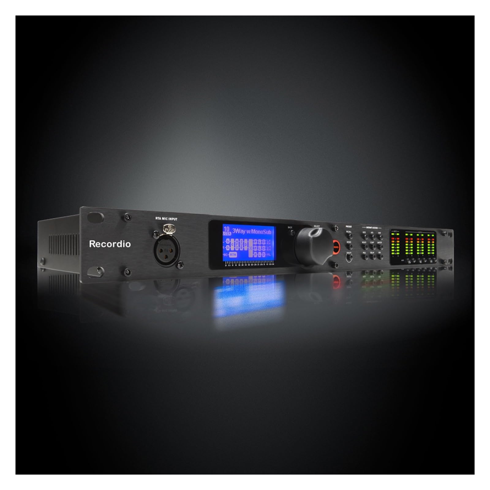 Processore Audio Digitale GAX-PA2PLUS Processore Di Effetti Crossover Avanzato Da Palco Professionale 2 Ingressi 6 Uscite