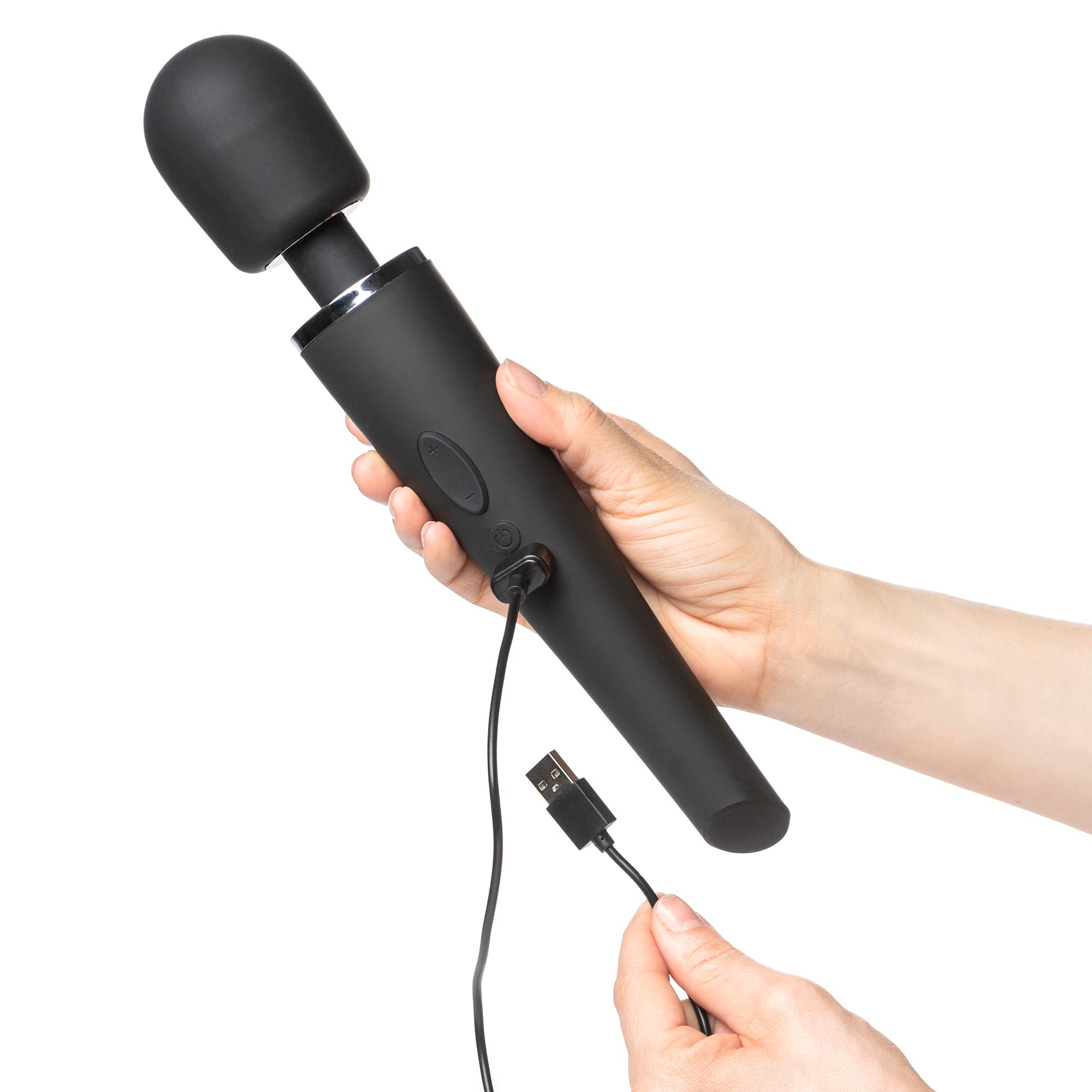 Sinful Vibratore a bacchetta sessuale Luxy extra potente, vibratore magico, silenzioso, a prova di spruzzi, vibabratore per massaggio senza fili, per donne, con 10 impostazioni di vibrazione